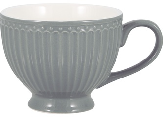 Porcelánový hrnek na čaj Alice Stone Grey