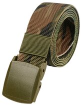 Opasek textilní Brandit Belt Fast - woodland, 130