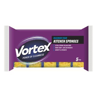 Vortex Maximální pěna kuchyňská houbička, 5 ks