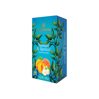 Ealdwin Jasmine & Apricot, zelený čaj (20 sáčků)
