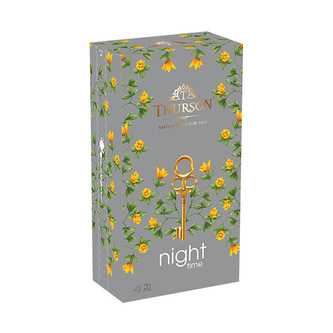 Thurson Night Time, bylinný čaj (20 sáčků)