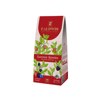 Ealdwin Summer Berries, zelený čaj (10 pyramid)