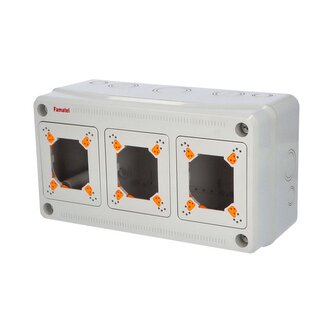 Skříň 3963 AcquaCOMBI IP65, 3 otvory, bez modulů, 175x330x135mm