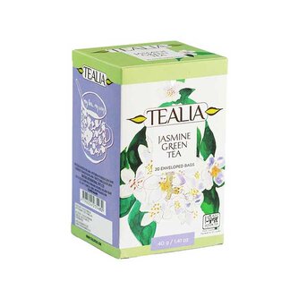 Tealia Jasmine Green Tea, zelený čaj (20 sáčků)