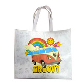 Nákupní taška - RPET -  Volkswagen VW T1 karavan - Volání vln