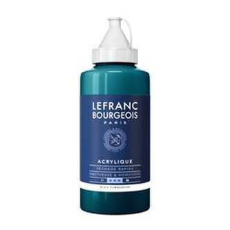 Akrylová barva Lefranc 750ml – 455 Turquoise Blue