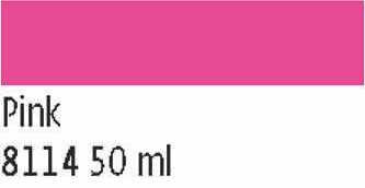 Barva na hedvábí Javana 50ml – 14 Pink