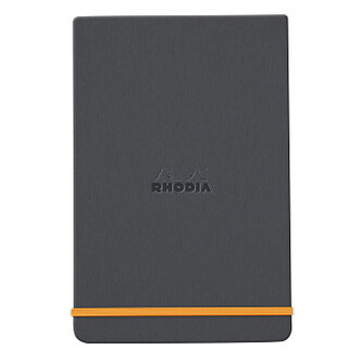 Zápisník Rhodia s pevnými deskami 9x14cm – Titanium