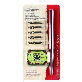 Kaligrafická sada Manuscript Round Hand set