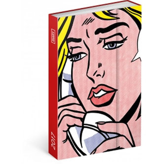 Roy Lichtenstein Jeff týdenní diář 2017