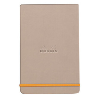 Zápisník Rhodia s pevnými deskami 9x14cm – Rose smoke