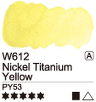 Akvarelová barva Mijello 15ml – 612 Nickel Titanium Yellow