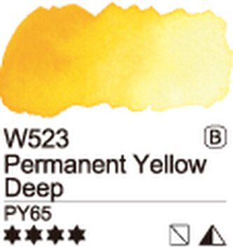 Akvarelová barva Mijello 15ml – 523 Permanent Yellow Deep