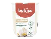 Svíčka ve skle TRUE SCENTS VANILKA vonná 125g d7x8cm