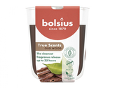 Svíčka ve skle TRUE SCENTS AGAROVÉ DŘEVO vonná 125g d7x8cm