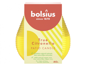 Svíčka ve skle TRUE CITRONELLA vonná d9x9,5cm