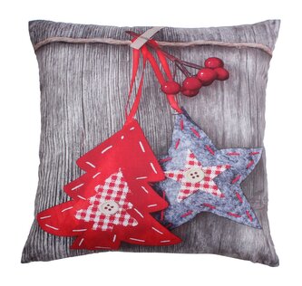 Vánoční polštář ESTRELA vánoční motiv 40x40 cm  Mybesthome