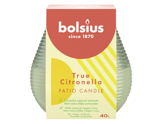 Svíčka ve skle TRUE CITRONELLA vonná d9x9,5cm