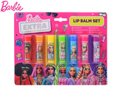 Barbie - sada balzámů na rty 7ks na kartě