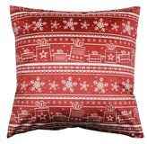Vánoční polštář GIFTS červená 45x45 cm MyBestHome