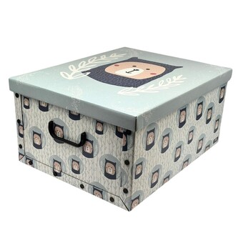 Box úložný s držadly, medvěd