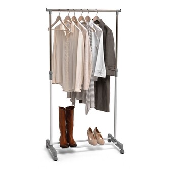 Věšák na oděvy jednoduchý - bílý