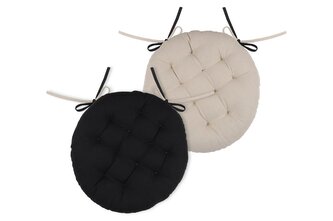 Podsedák na židli DUO COLOR béžová/černá O 38 cm France