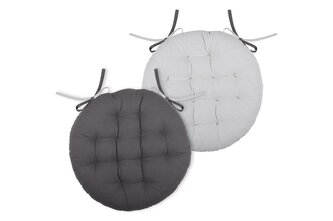 Podsedák na židli DUO COLOR tmavě šedá/světle šedá O 38 cm France