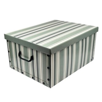 Box úložný s držadly, proužky