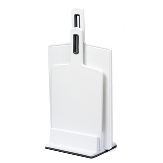 VEGANA KOMPLET 2 DESKY MALÁ A STŘEDNÍ NA STOJANU BÍLÁ