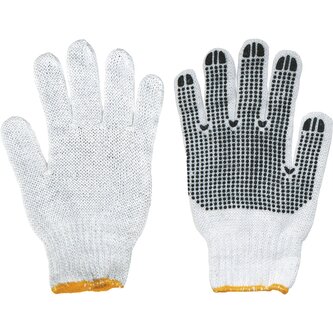 Rukavice pletené s terčíky