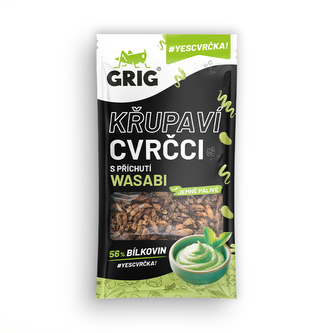 Křupaví cvrčci Wasabi 13 g