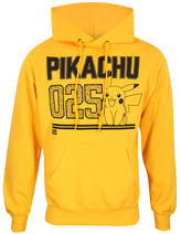 Pánská mikina Pokémon: Pikachu Line Art (M) žlutá bavlna