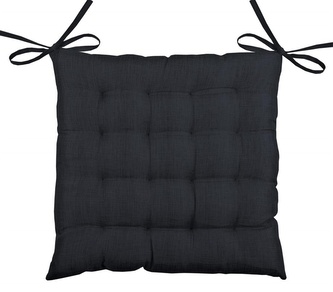 Podsedák na židli BEA tmavě vínová režný vzhled 40x40 cm France