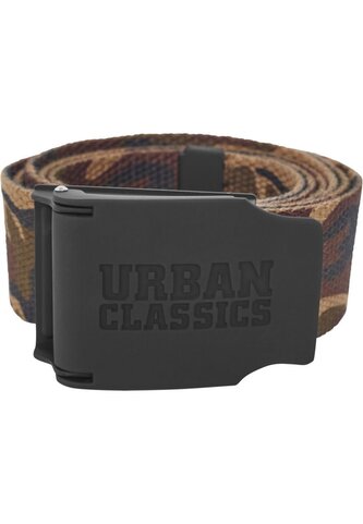 Opasek textilní Urban Classics Rubbered Touch UC - woodland, 120