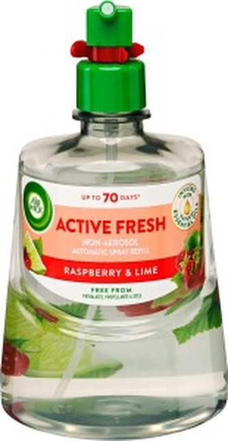 Air Wick Active Fresh Malina a Limetka nádradní náplň do difuzéru, 228 ml