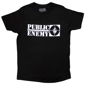 Tričko Public Enemy - Crosshairs Logo, M