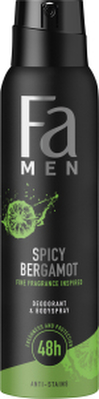 Fa Men Spicy Bergamot deodorant ve spreji, 150 ml
