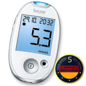 Glukometr  BEURER GL44WH bílý