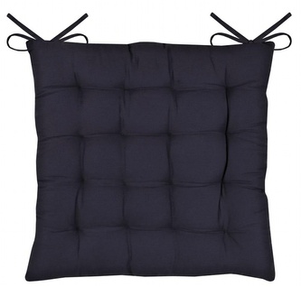 Podsedák na židli OXFORD černá 38x38 cm France