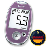 Glukometr  BEURER GL44PU fialový