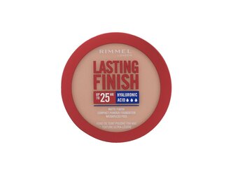Rimmel London Lasting Finish Makeup 25H Compact Powder Foundation 7 g 007 Golden Beige SPF20 pro ženy