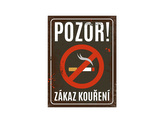 Nekupto Plechová cedule Zákaz kouření BU30012