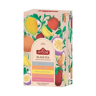 HYSON Black tea Assorted 40g (20 sáčků, kolekce čajů)