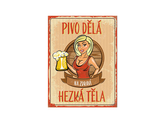 Nekupto Plechová cedule Na zdraví BU30016