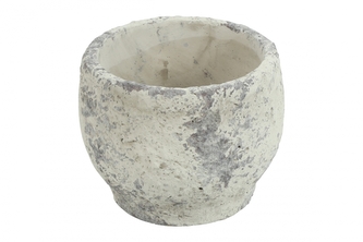 Květináč Bas šedý 9x11 cm