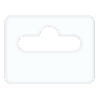 Eurozawieszka 35mm x 47mm z klejem kauczukowym 1000 szt/rolka (folia 0,35)