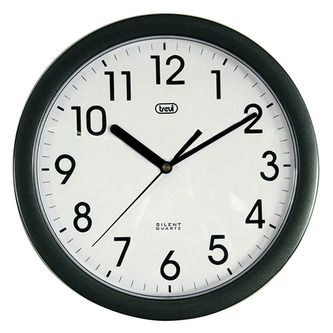 Nástěnné hodiny Trevi, OM 3301/BK, černé, 25cm