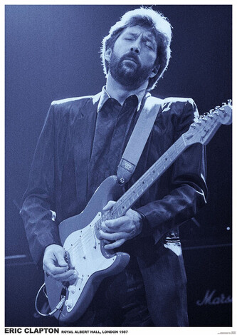 Plakát, Obraz - Eric Clapton, 59.4 × 84.1 cm