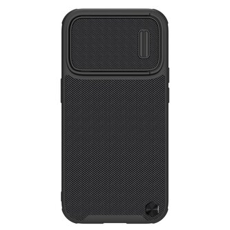 Nillkin Textured S Case etui iPhone 14 Pro pancerny pokrowiec z osłoną na aparat czarny
